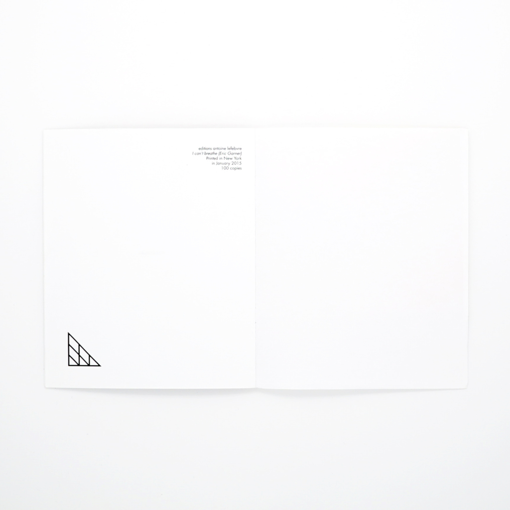 I Can’t Breathe (Eric Garner)<br/>antoine lefebvre editions - Image 3