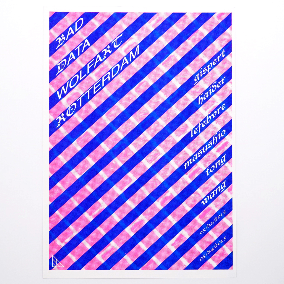Bad Data exhibition poster<br/>antoine lefebvre editions