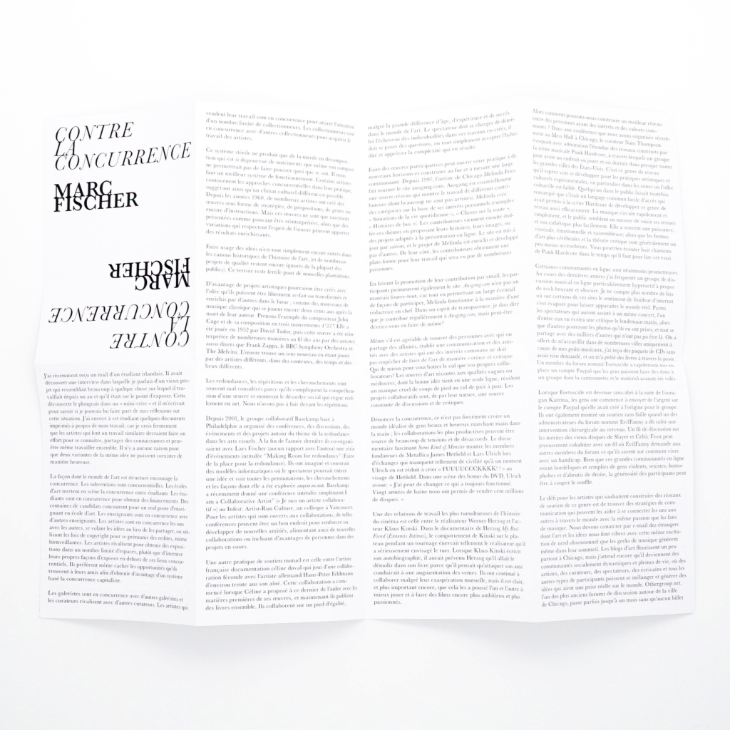 Contre la concurrence<br/> Marc Fischer - Image 2
