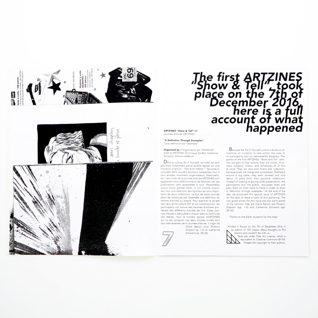 ARTZINES #6<br/> Show and Tell #1 - Image 3