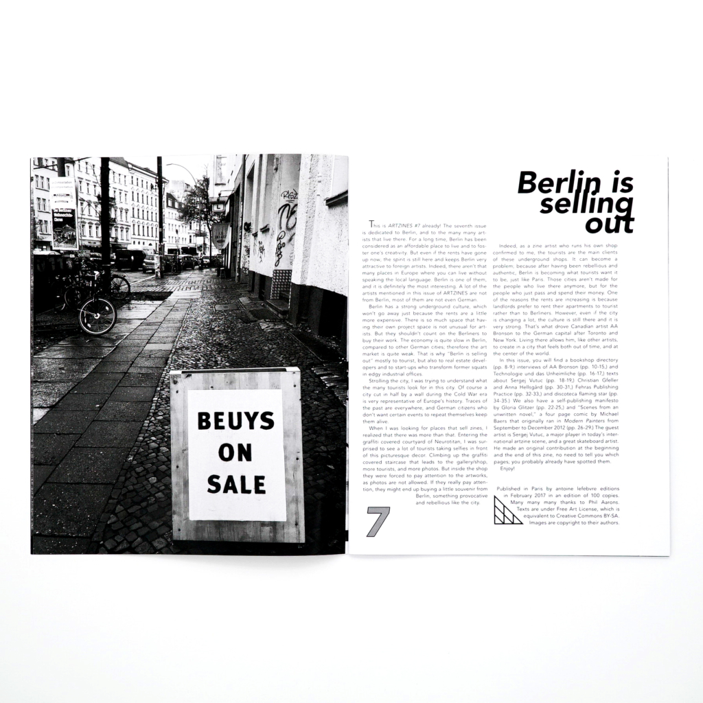 ARTZINES #7<br/> Berlin issue - Image 3