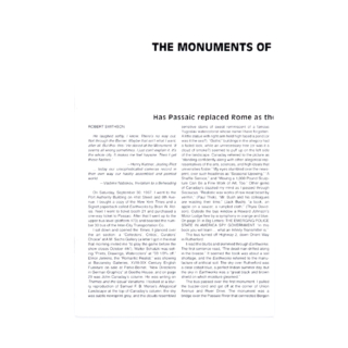 Monuments of Passaic<br/>Robert Smithson