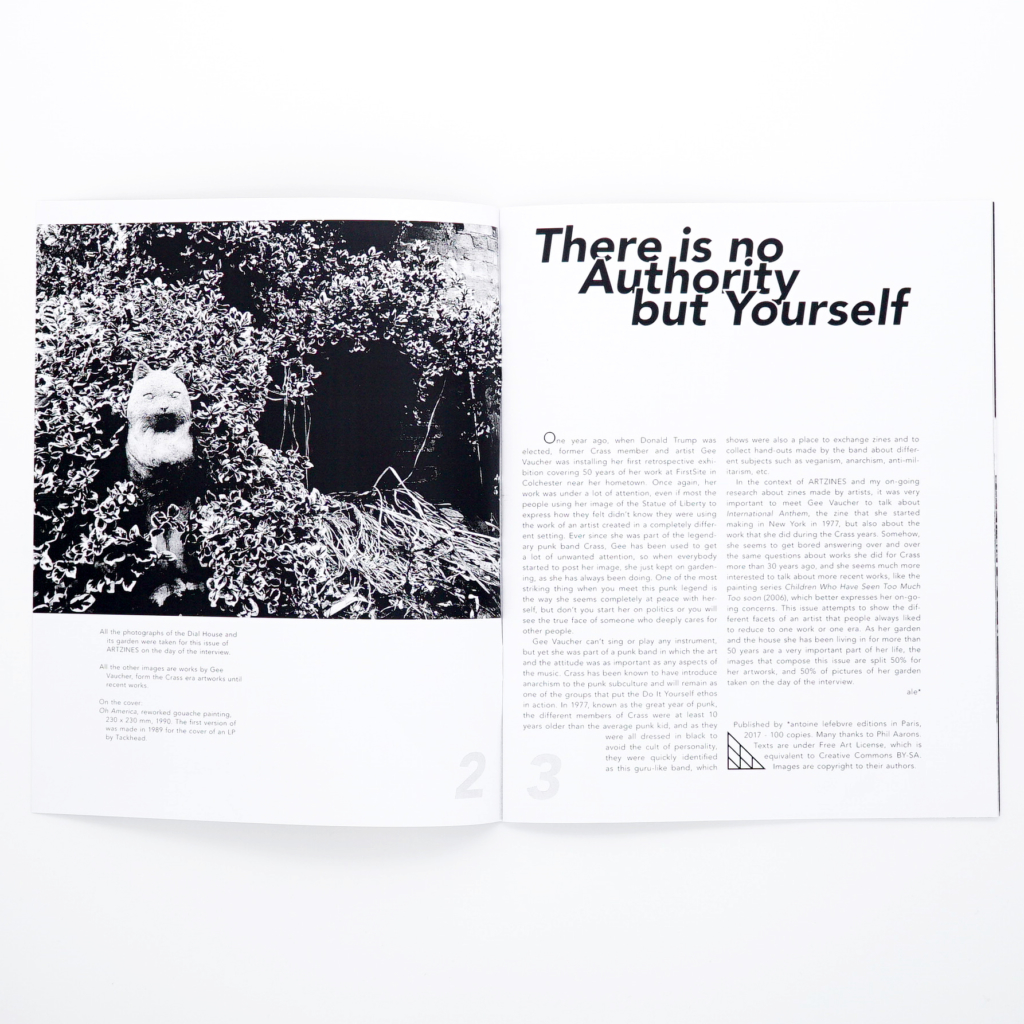 ARTZINES #11<br/> Gee Vaucher Special - Image 2
