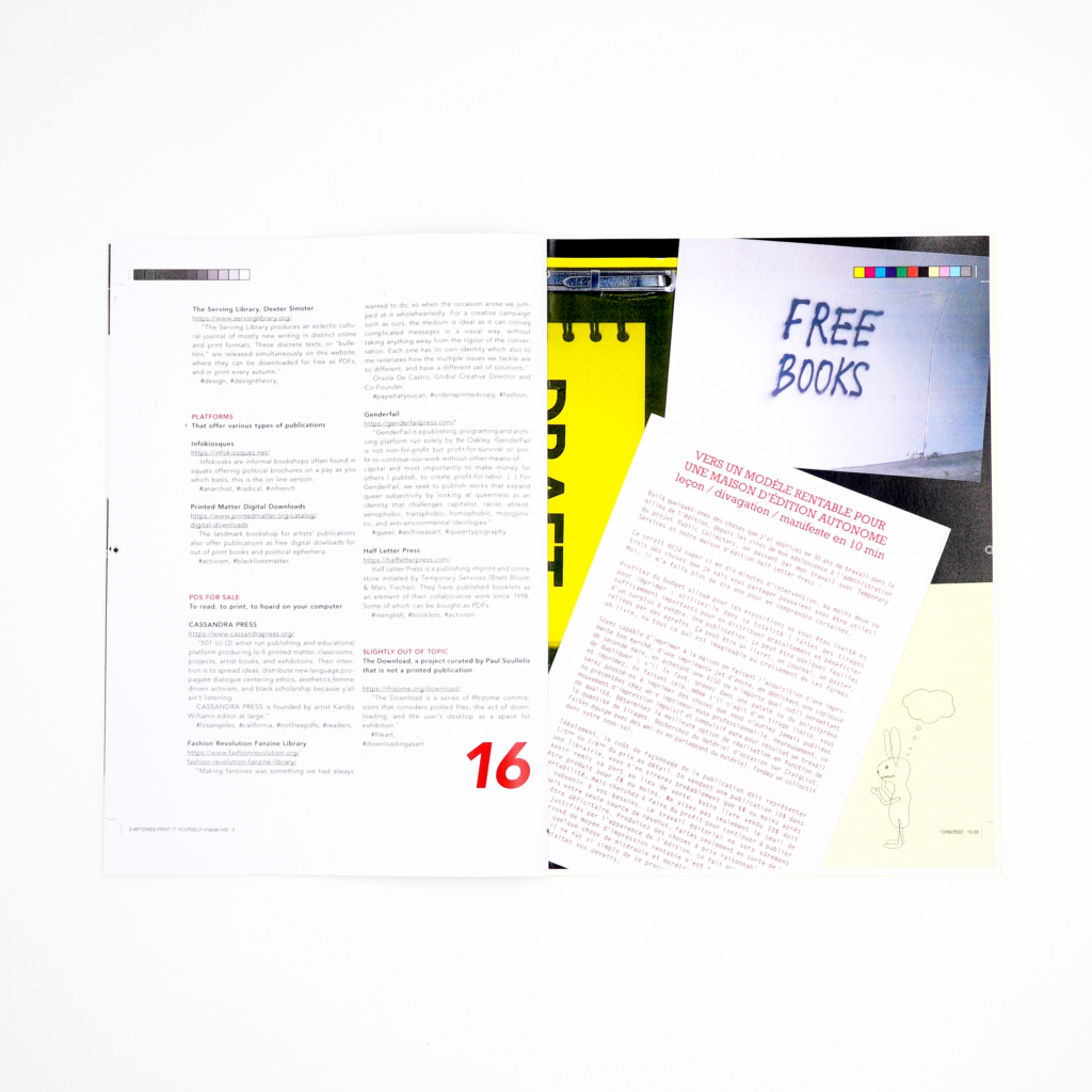 ARTZINES #15 <br/> Print It Yourself! - Image 7